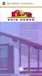 Mobile Screenshot of maisons-eginhemen.com