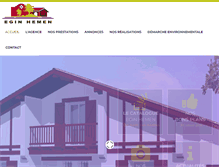 Tablet Screenshot of maisons-eginhemen.com
